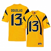 West Virginia Mountaineers 13 Rasul Douglas Gold College Football Jersey Dzhi,baseball caps,new era cap wholesale,wholesale hats